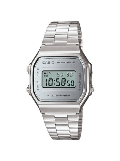 Ur CASIO Vintage A168WEM-7EF Metalisk | A168WEM-7EF