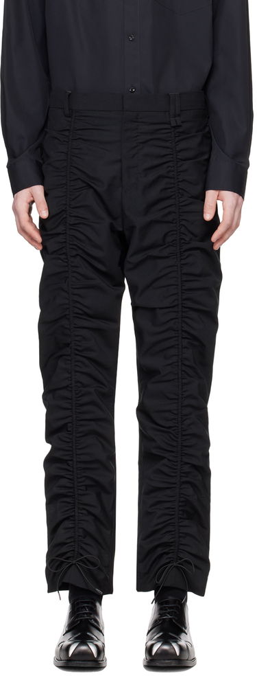 Bukser Simone Rocha Simone Rocha Ruched Trousers Sort | 4095 1075, 0