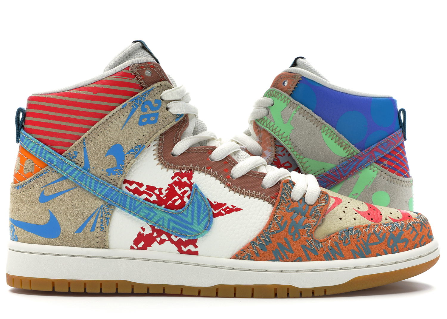 Sneakers og sko Nike SB Dunk High Thomas Campbell What the Dunk Flerfarvet | 918321-381, 0