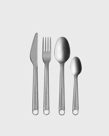 Home decor Alessi Four Piece Silver Tableware Set Metalisk | VA02S4, 0