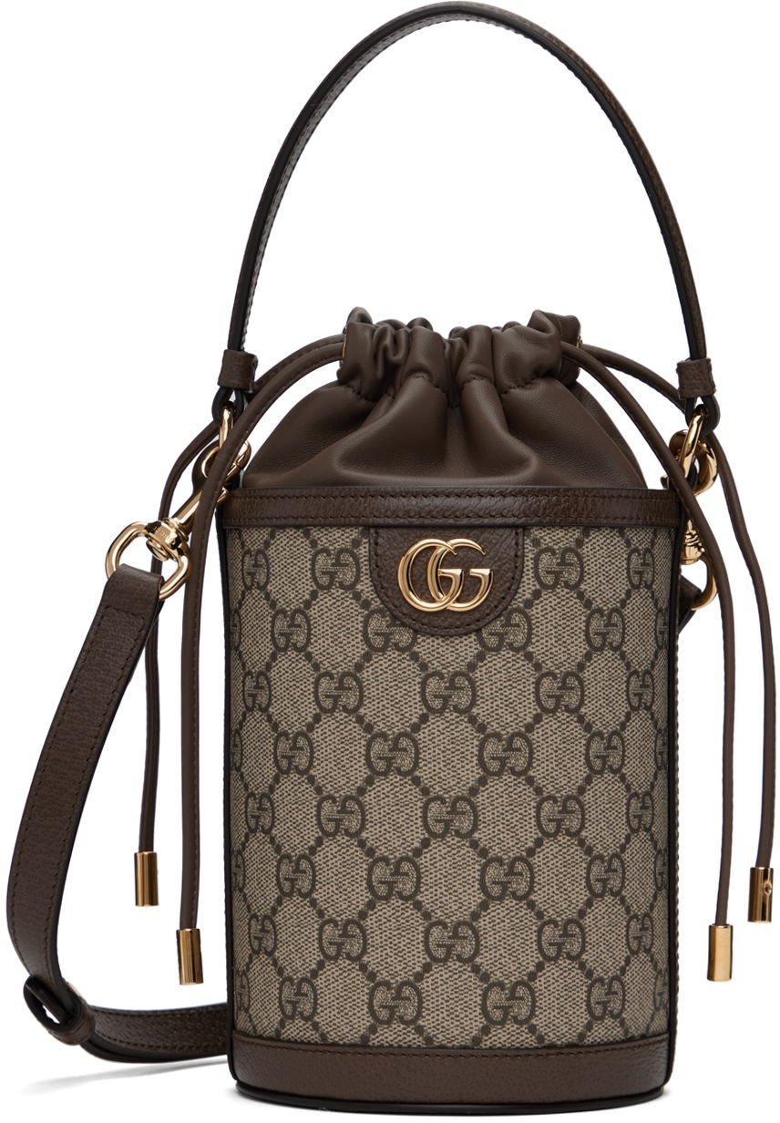 Håndtaske Gucci Mini Ophidia Bucket Bag Beige | 760199 9AAD9, 0