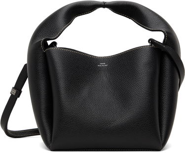 Skuldertaske TOTEME TOTEME Grained-Leather Bucket Bag Sort | 233-9111-613, 0