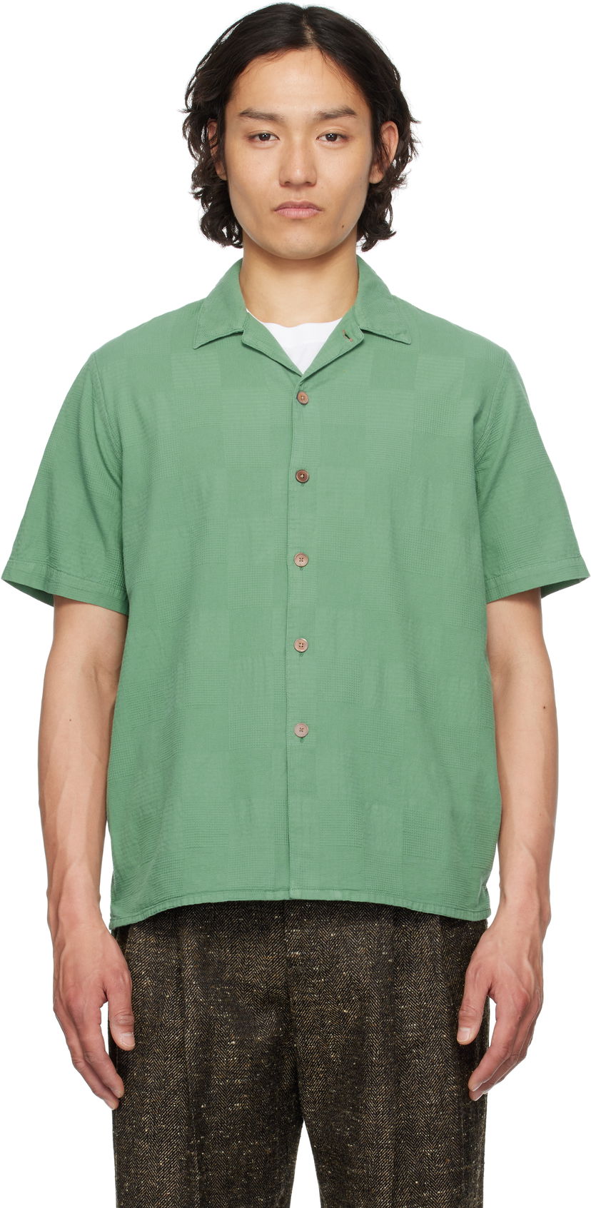 Skjorte Paul Smith PS Paul Smith Casual Fit Shirt Grøn | M2R-695U-P22251-31