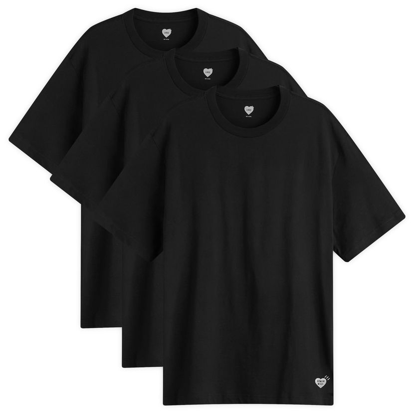 T-shirt Human Made 3-Pack T-Shirts by Human Made, Size Large Sort | HM30CS037-BLK