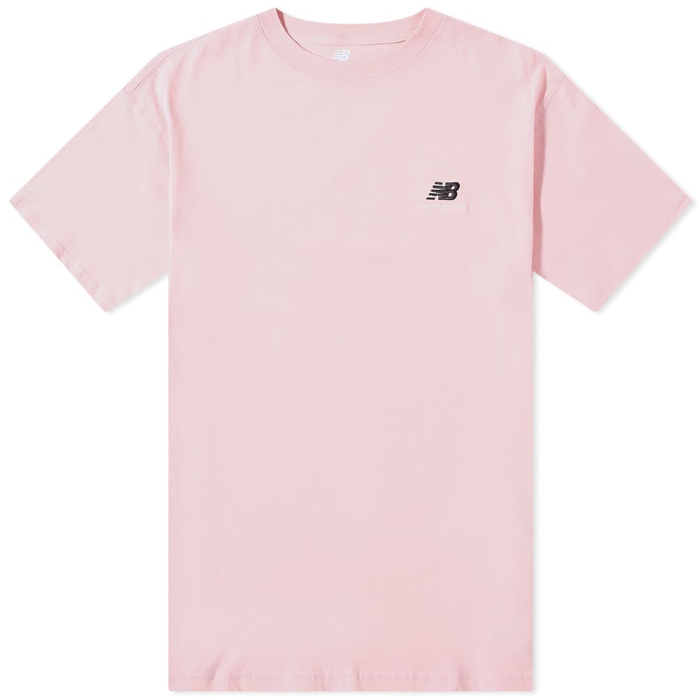 T-shirt New Balance Uni-ssentials T-Shirt Lyserød | UT21503-PIE, 0