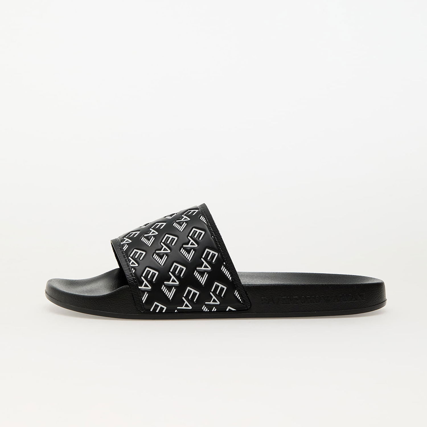 Sneakers og sko Emporio Armani EA7 Water Sport All Over Slipper U Full Black/White Sort | 7X000109AF15125MC138, 0