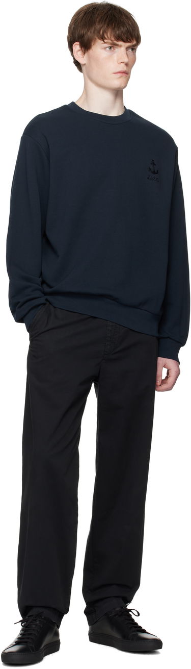 Sweatshirt A.P.C. A.P.C. James Sweatshirt Mørkeblå | COHBY-H27983, 3