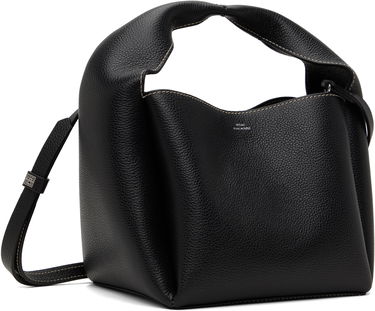 Skuldertaske TOTEME TOTEME Grained-Leather Bucket Bag Sort | 233-9111-613, 1