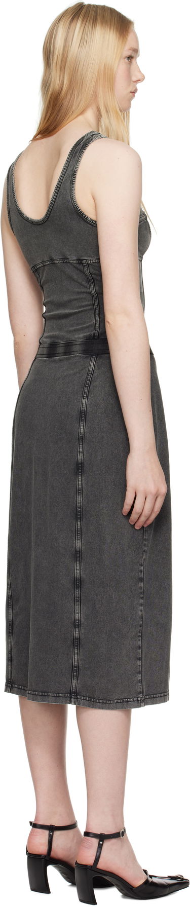 Kjole Diesel Diesel D-Inny Midi Dress Grå | A16591 0NJBJ, 2