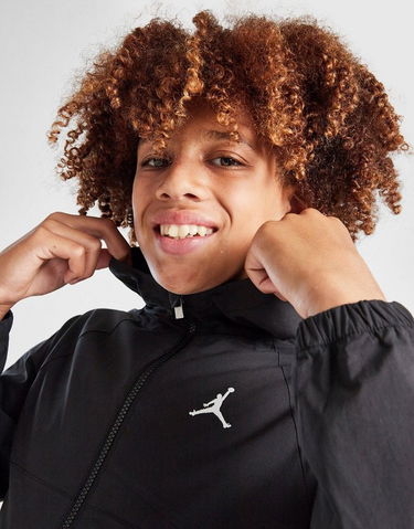 Vindjakke Jordan Jordan Hooded Woven Jacket Sort | 95F241-023, 3