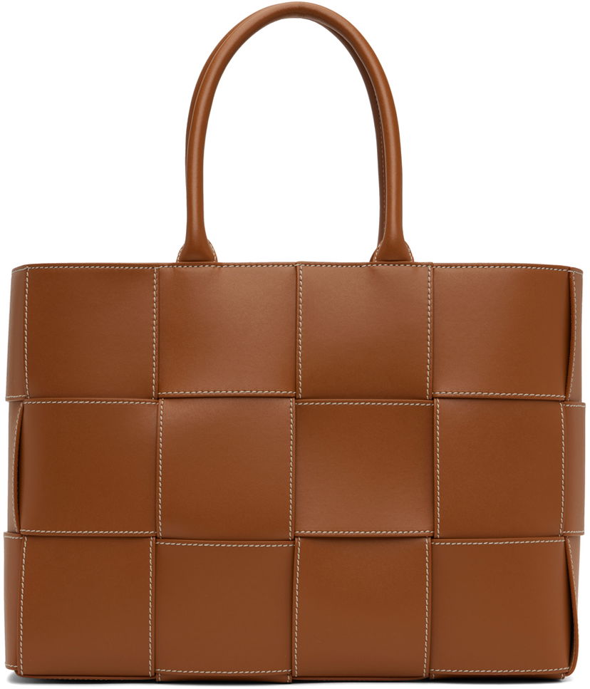 Mulepose Bottega Veneta Medium Arco Leather Tote Bag Brun | 756682 V39K0