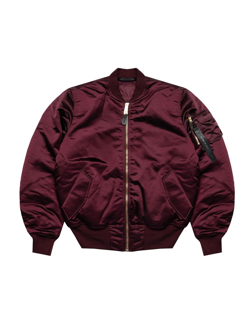 Bomberjakke Alpha Industries MA-1 Base Flight Jacket Bourgogne | 756111-608
