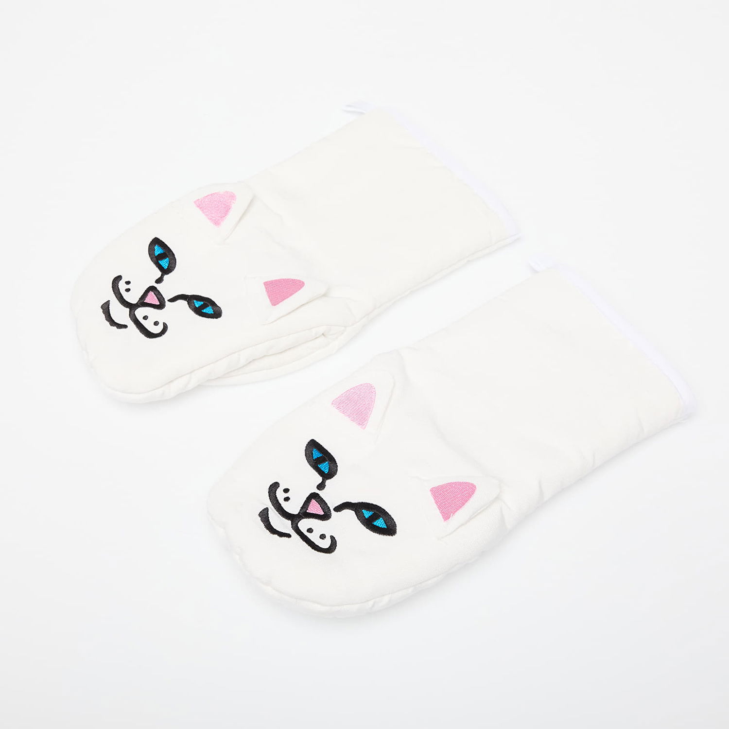 Handsker RIPNDIP RIPNDIP Nermie Oven Mittens Hvid | RNDSUM25221, 0