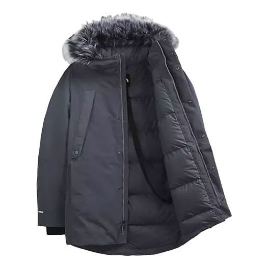 Parka The North Face Fur Hood Down Jacket Grå | NF0A4QZ8-174