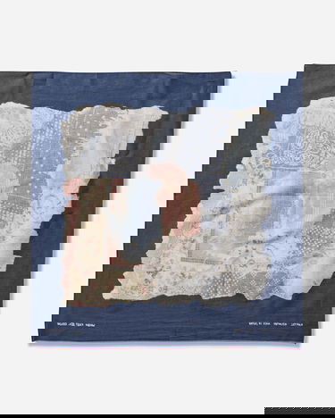 Tørklæde KAPITAL Fastcolor Selvedge Boro Bandana Flerfarvet | EK-1818BA NAVY, 4