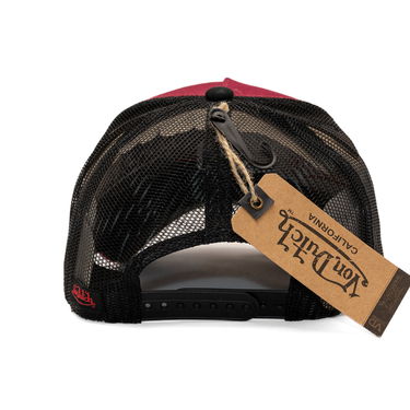 Kasket Von Dutch Von Dutch Trucker MC Logo Cap Bourgogne | VD/0/CAS1/BIK/BOR, 2