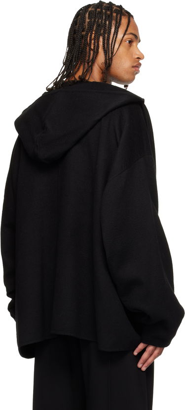 Frakker Rick Owens Concordians LS Hip Kaftan Coat Sort | RR02E1726 DBC, 2