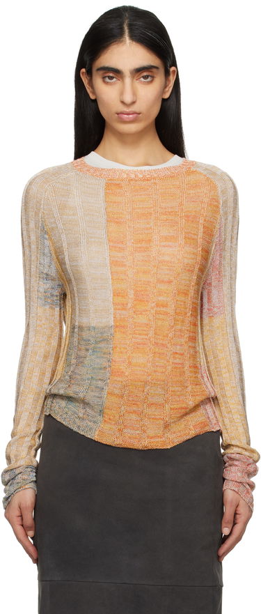 Sweater Eckhaus Latta Eckhaus Latta Symphony Knit Sweater Orange | 8021-EL-PS25-R -, 0