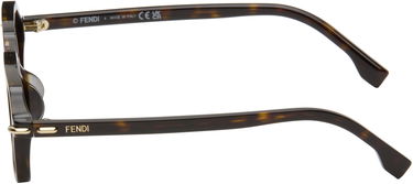 Solbriller FENDI Fendi Selleria Rectangle Sunglasses Brun | FE40174FW5452C 192337228605, 2