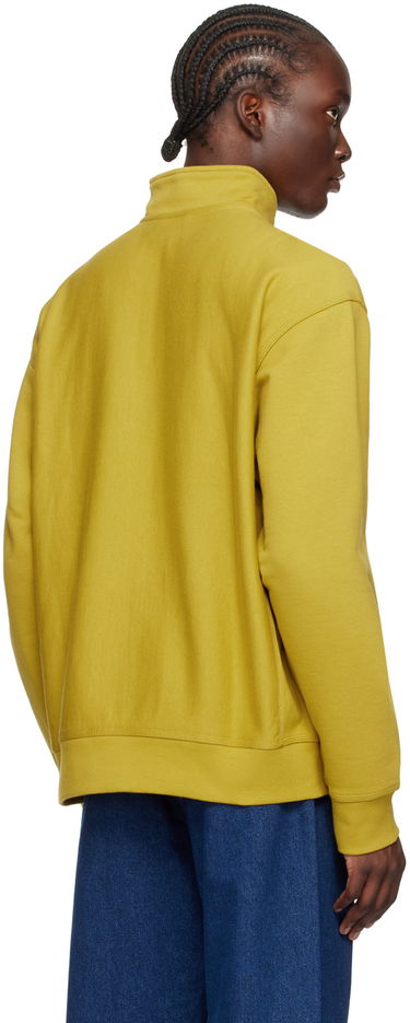 Sweatshirt Carhartt WIP American Script Quarter-Zip High-Collar Sweatshirt Gul | I027014, 2