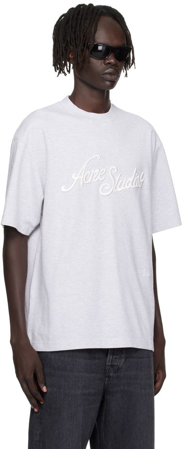 T-shirt Acne Studios Acne Studios Logo T-Shirt Grå | CL0370-, 1