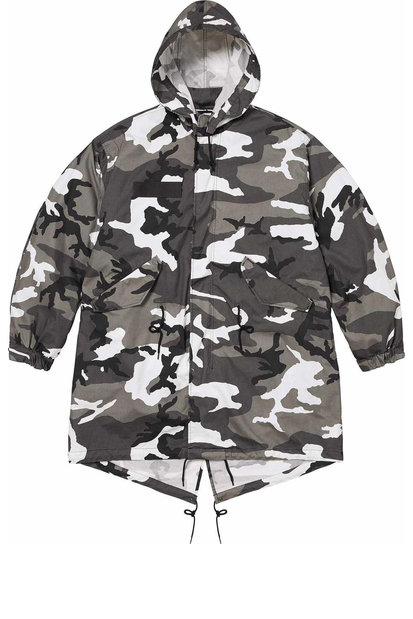 Parka Supreme Futura Fishtail Parka Grå | SUP-SS24-016, 0