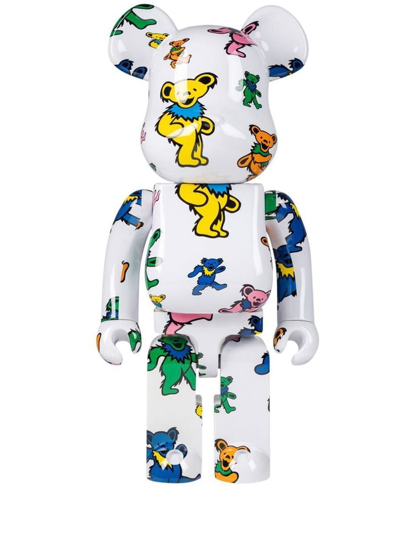 Collectible Medicom Toy Grateful Dead Dancing BE@RBRICK figure - White Hvid | MEDI010919648713