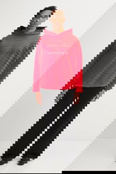 Sweatshirt Napapijri Martine Rose Graphic Print Hoodie Rød | NP0A4H8MRB11, 4