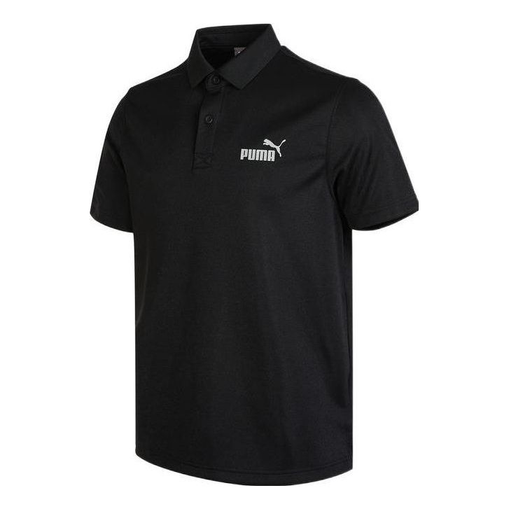 Polo skjorte Puma Essentials Polo Shirt Sort | 671927-01