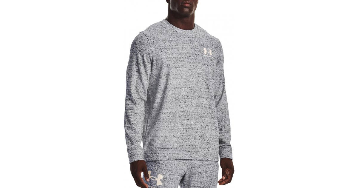 Sweatshirt Under Armour Rival Terry Crew Grå | 1370404-112, 1