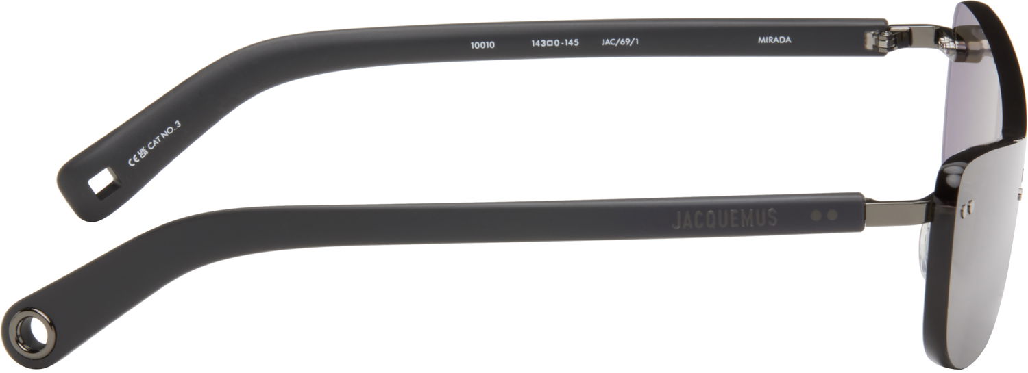 Solbriller Jacquemus 'Mirada' Sunglasses Sort | JAC69C1SUN, 1