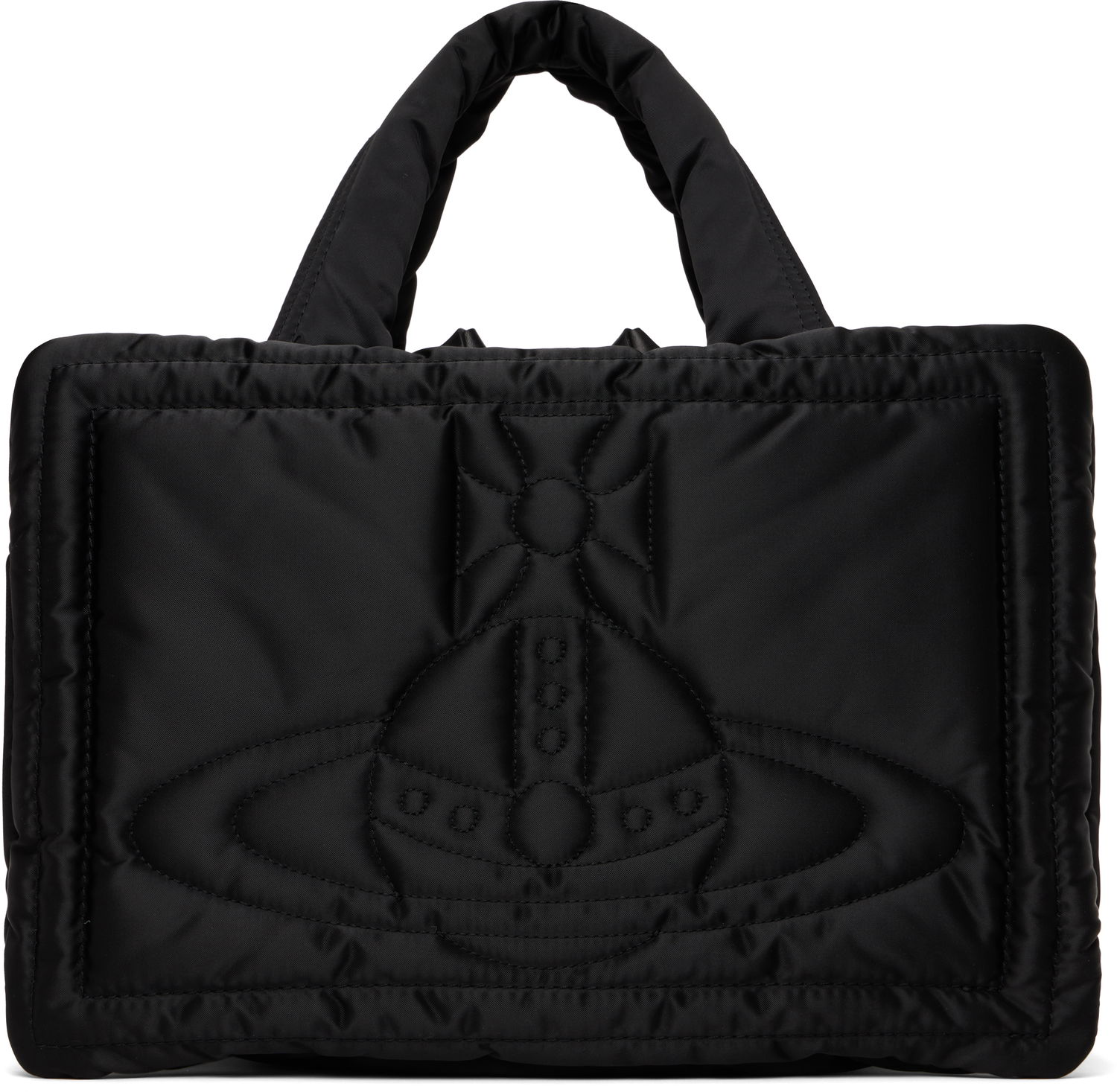 Mulepose Vivienne Westwood Small Quilted Tote Bag Sort | 4D020005U-W011M-, 0