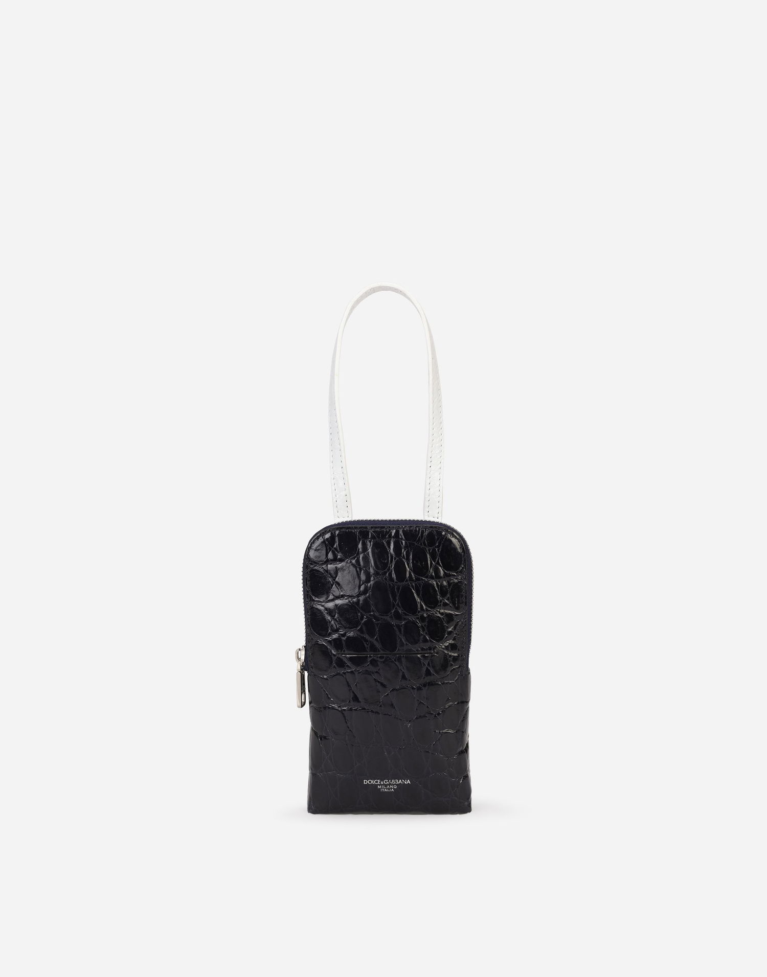 Tegnebog Dolce & Gabbana Dolce & Gabbana Alligator Skin Cell Phone Case With Heat-stamped Logo Mørkeblå | BP2575A2V7489623, 0