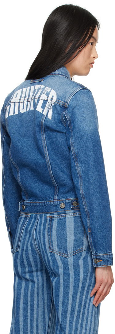 Jakke Jean Paul Gaultier Gaultier Printed Denim Jacket Blå | 24/25-U-VE040I-D013-5701, 2