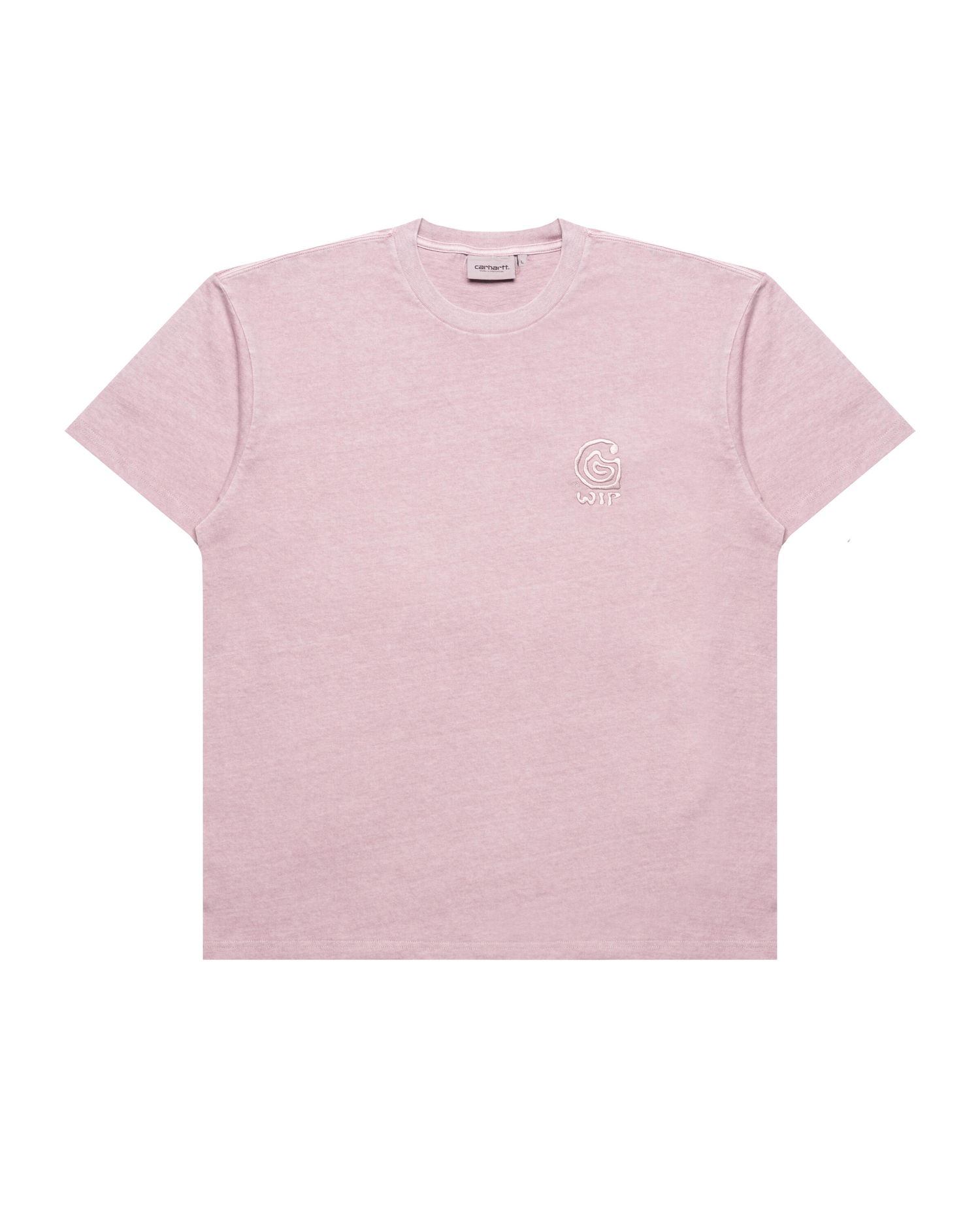 T-shirt Carhartt WIP T-Shirt Embroidered Helix Redux Lyserød | I035485.2ZVGD, 0