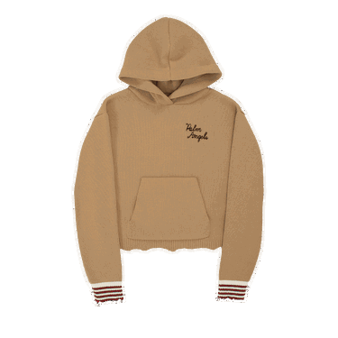 Sweatshirt Palm Angels Angel Hoodie Beige | PWHA047F22KNI0016010, 0