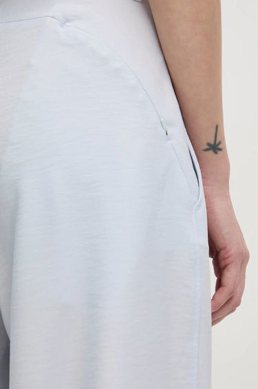 Bukser Y-3 Y-3 Sport Uniform Wide Leg High Waist Pants Blå | JM7801, 5