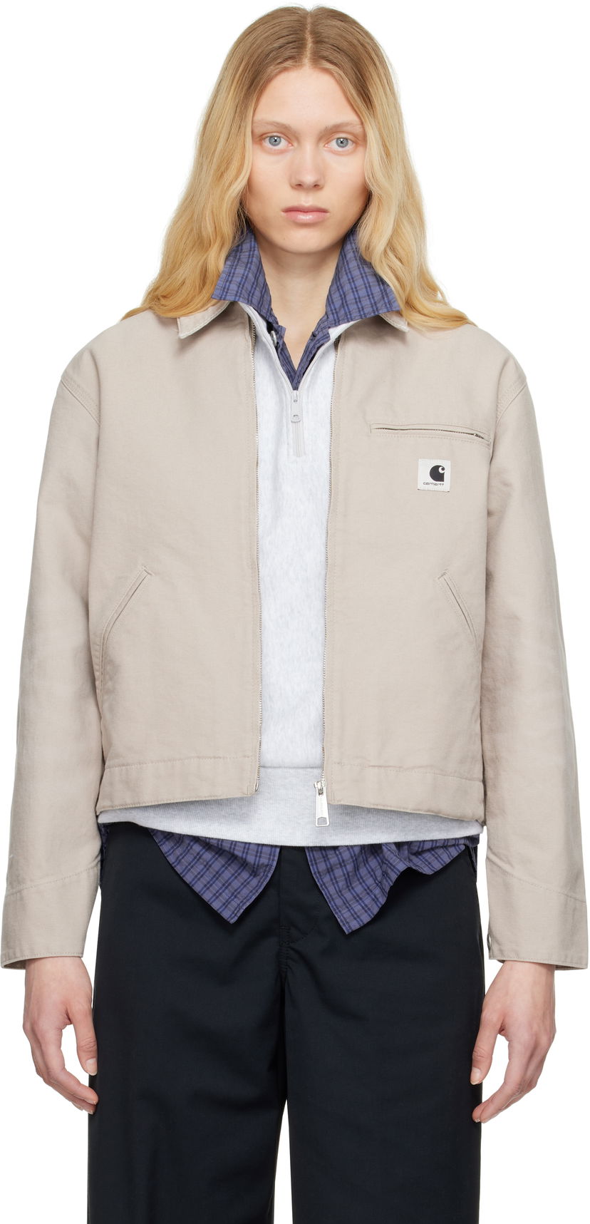 Jakke Carhartt WIP Carhartt WIP OG Detroit Jacket Beige | I034879 2RF4O