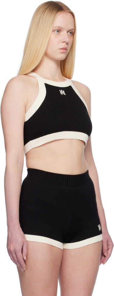 Tanktop AMIRI AMIRI MA Knit Cropped Tank Top Sort | AWKNTT1025, 1