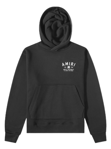 Sweatshirt AMIRI Stencil Hoody Sort | PF22MJH034-001