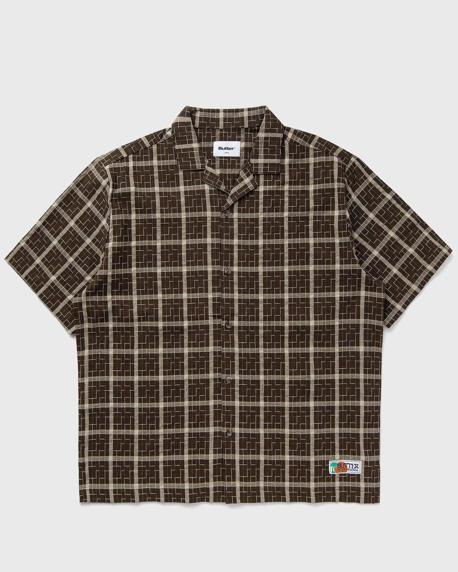 Skjorte Butter Goods Checkered Vacation Shirt Brun | P23979, 0