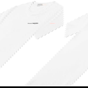 T-shirt Alexander McQueen Embroidered Logo T-Shirt Hvid | 776281QXAAB-9000, 0