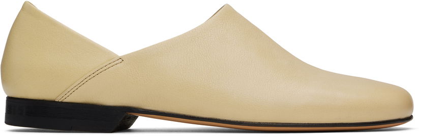 Sneakers og sko LEMAIRE Leather Loafers Beige | FO0113 LL0043