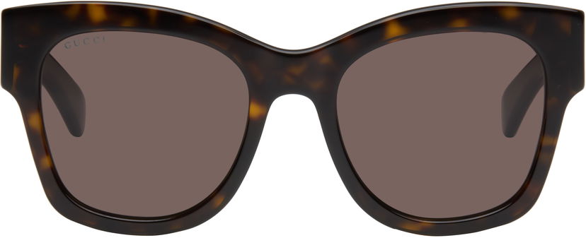 Solbriller Gucci Gucci Butterfly Frame Sunglasses Brun | GG1789S-002