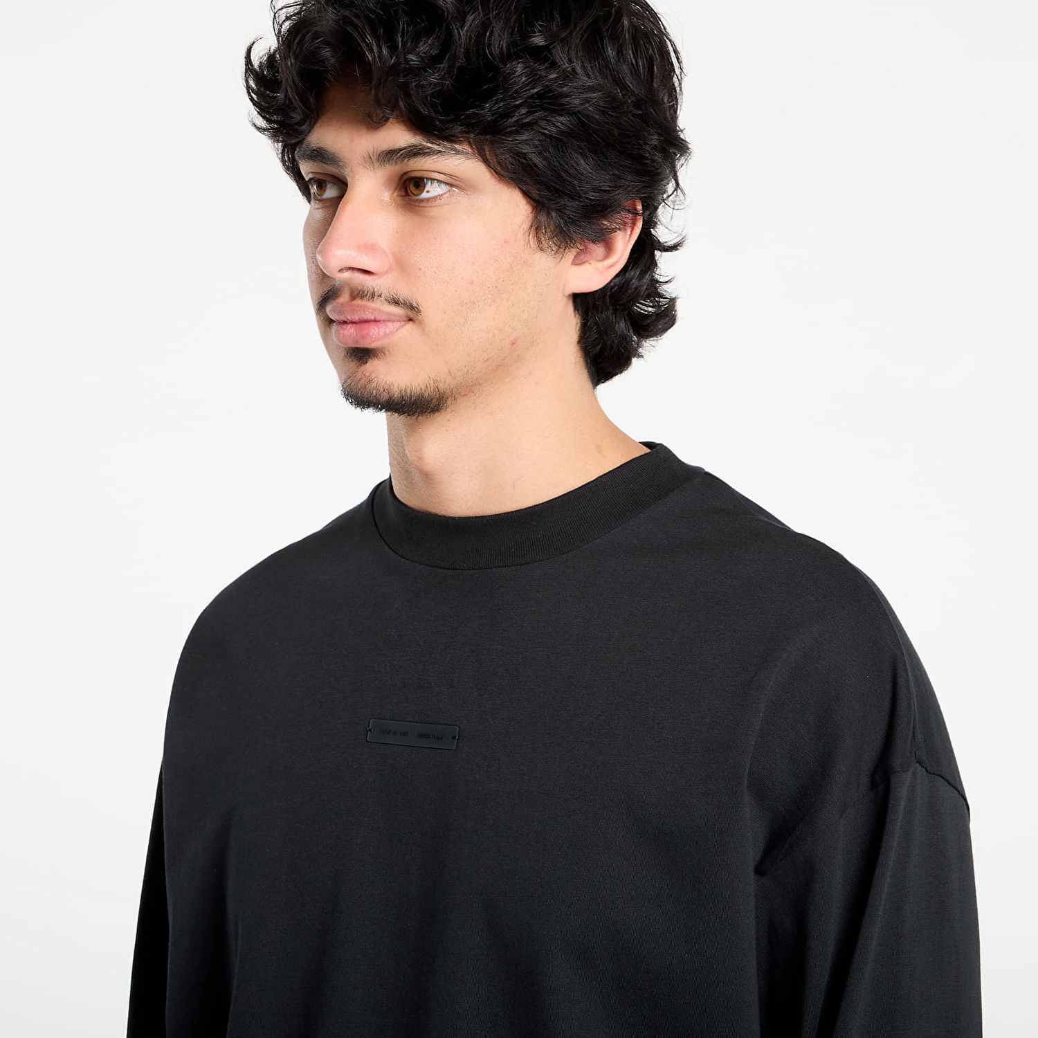 T-shirt Fear of God Fear of God Essentials Classic Long Sleeve T-Shirt Sort | 125SP254200F-861, 1