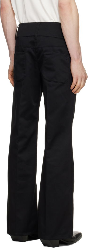 Bukser Courrèges Courrèges Belted Bootcut Trousers Sort | 125CPA929PL0178, 2