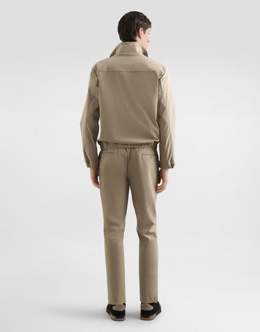 Bukser Dolce & Gabbana Dolce & Gabbana Nylon Canvas Trousers Beige | GW13ETFUUDDM2827, 2