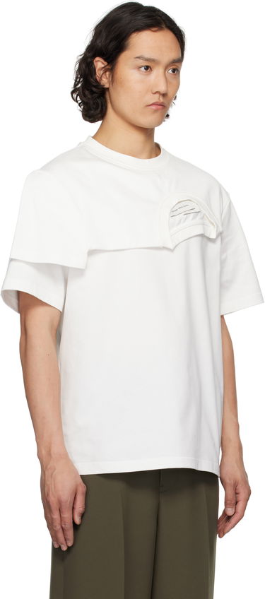 T-shirt Feng Chen Wang Feng Chen Wang Double Collar T-Shirt Hvid | FF12TSH715W, 4