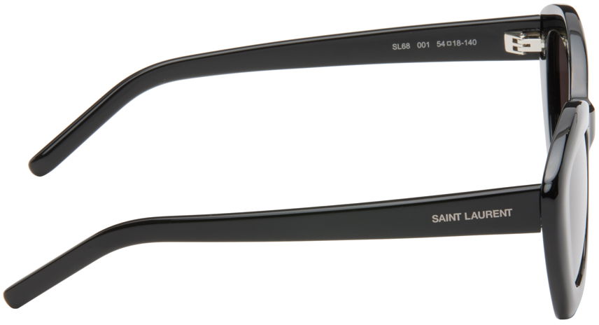 Solbriller Saint Laurent Saint Laurent SL 68 Cat Eye Sunglasses Sort | SL 68-001, 1