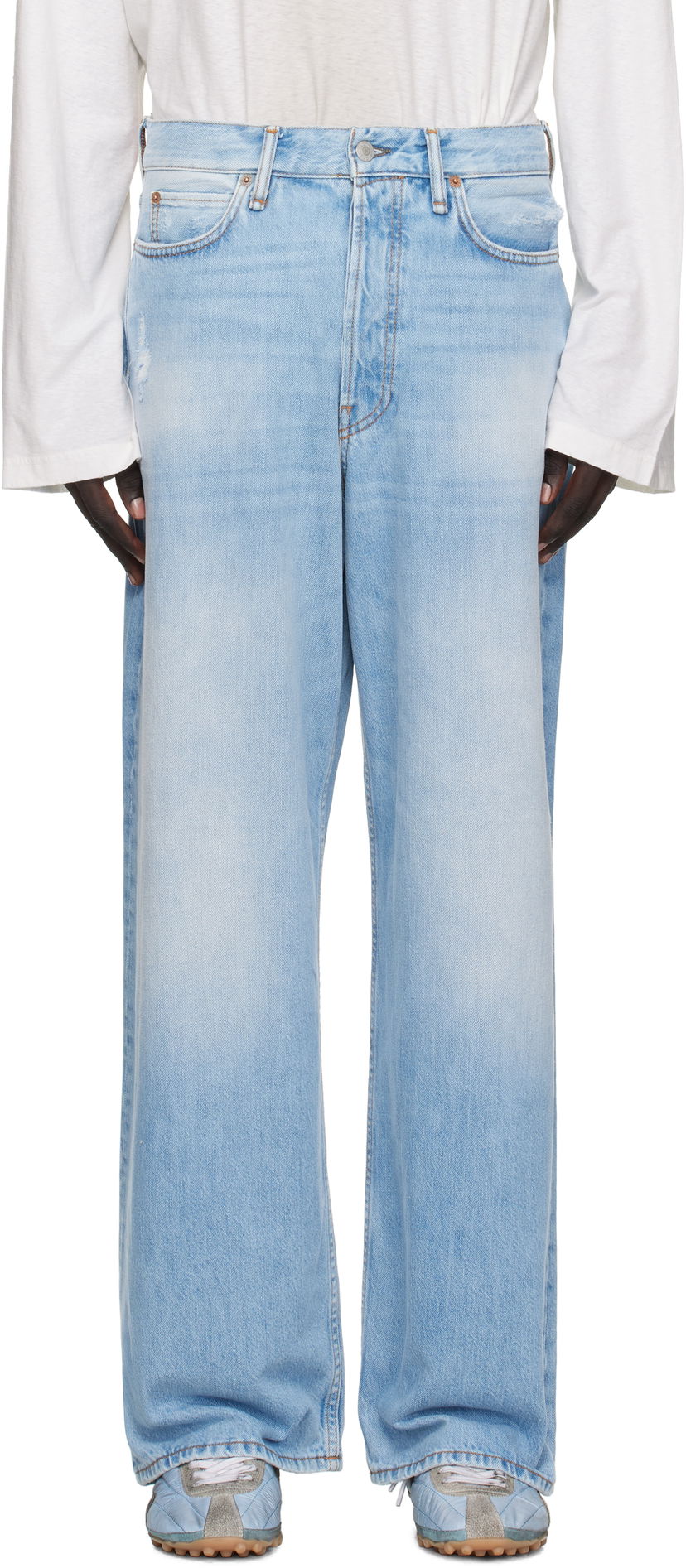 Jeans Acne Studios Acne Studios Loose Fit 1981 Jeans Blå | C00097-